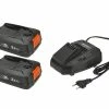 Gardena Akku und Ladegerät P4A 2 x PBA 18 V/45 + AL 1830 CV