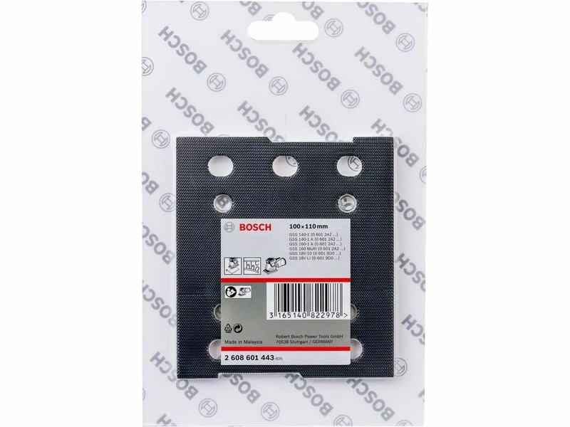 Bosch Professional Schleifplatte mit Klettverschluss, 110 x 100 mm 2 Bosch Professional Schleifplatte mit Klettverschluss, 110 x 100 mm – Bild 2