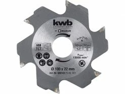 Kwb Fräserblatt Ø 100 x 22 x 3.8 mm