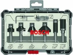 Bosch Professional Fräserset 8-mm-Schaft 6-teilig