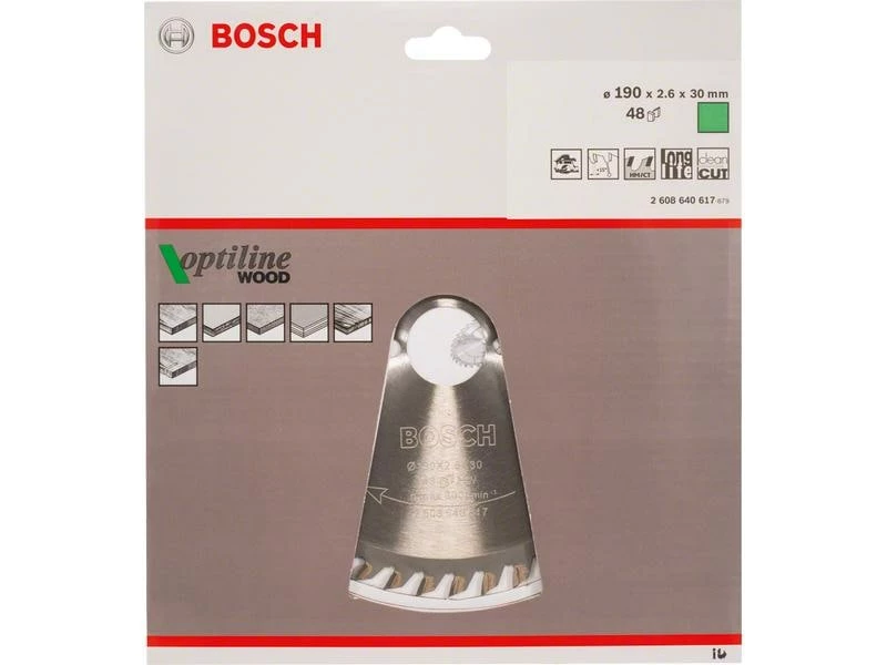 Bosch Professional Kreissägeblatt Optiline Wood Ø 190 2 Bosch Professional Kreissägeblatt Optiline Wood Ø 190 – Bild 2