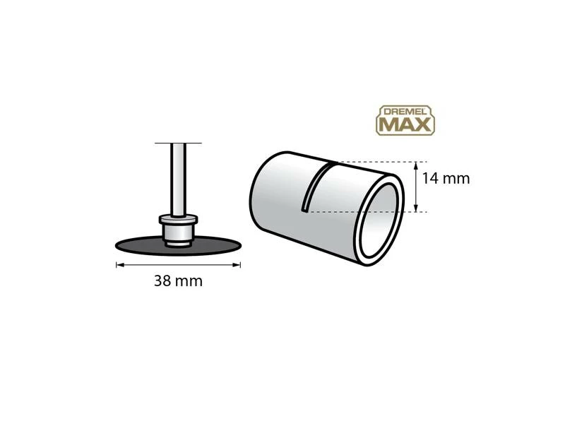 Dremel Trennscheibe EZ SpeedClic: S456DM, Ø 38 mm 2 Dremel Trennscheibe EZ SpeedClic: S456DM, Ø 38 mm – Bild 2