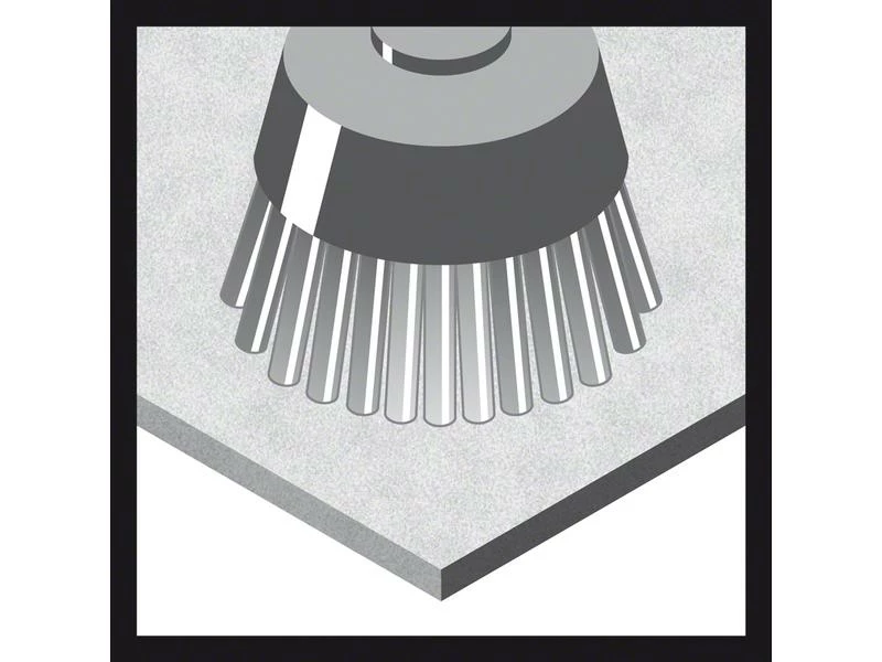 Bosch Professional Topfbürste X-Lock 75 mm, gewellter Stahldraht 2 Bosch Professional Topfbürste X-Lock 75 mm, gewellter Stahldraht – Bild 2