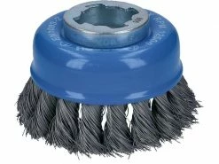Bosch Professional Topfbürste X-Lock 75 mm, gezopfter Stahldraht