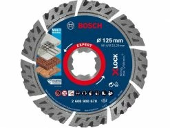 Bosch Professional Diamanttrennscheibe X-LOCK Expert MultiMaterial 125 mm