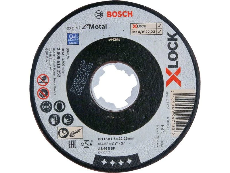 Bosch Professional Trennscheibe gerade X-LOCK Expert for Metal 115x1.6 1 Bosch Professional Trennscheibe gerade X-LOCK Expert for Metal 115x1.6