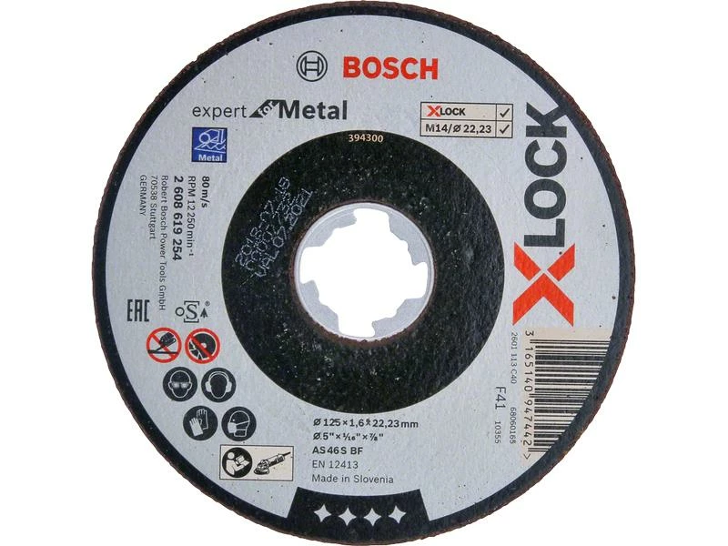 Bosch Professional Trennscheibe gerade X-LOCK Expert for Metal 125x1.6 1 Bosch Professional Trennscheibe gerade X-LOCK Expert for Metal 125x1.6