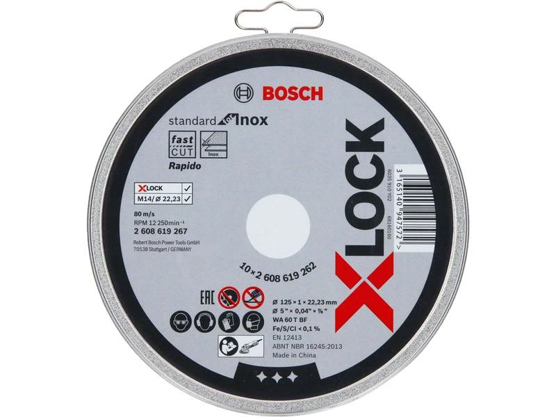 Bosch Professional Trennscheibe gerade X-LOCK Standard for Inox 125x1 3 Bosch Professional Trennscheibe gerade X-LOCK Standard for Inox 125x1 – Bild 3