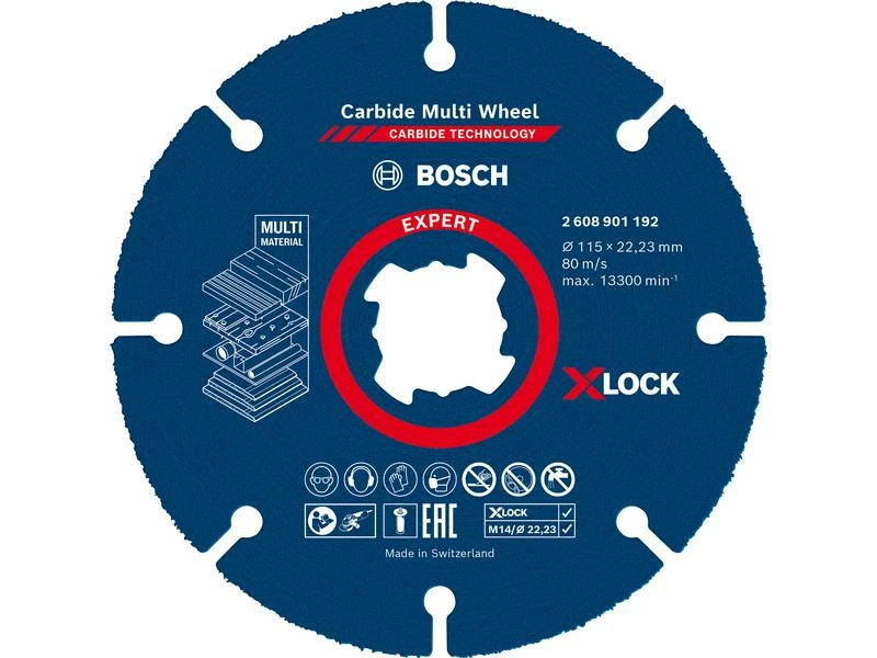 Bosch Professional Trennscheibe X-LOCK Expert Carbide 115 mm 1 Bosch Professional Trennscheibe X-LOCK Expert Carbide 115 mm