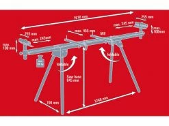 Einhell Kappsägen - Untergestell MSS 1610 -Werkzeugzubehör Verkaufsladen 218466356 xxl