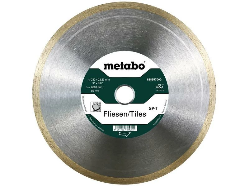 Metabo Trennscheibe SP-T Fliesen Diamant 230 mm 1 Metabo Trennscheibe SP-T Fliesen Diamant 230 mm