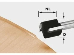 FESTOOL Bündigfräser HW D 19/16 S8 OFK 700