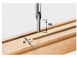 FESTOOL Nutfräser HS S8 D 5/12