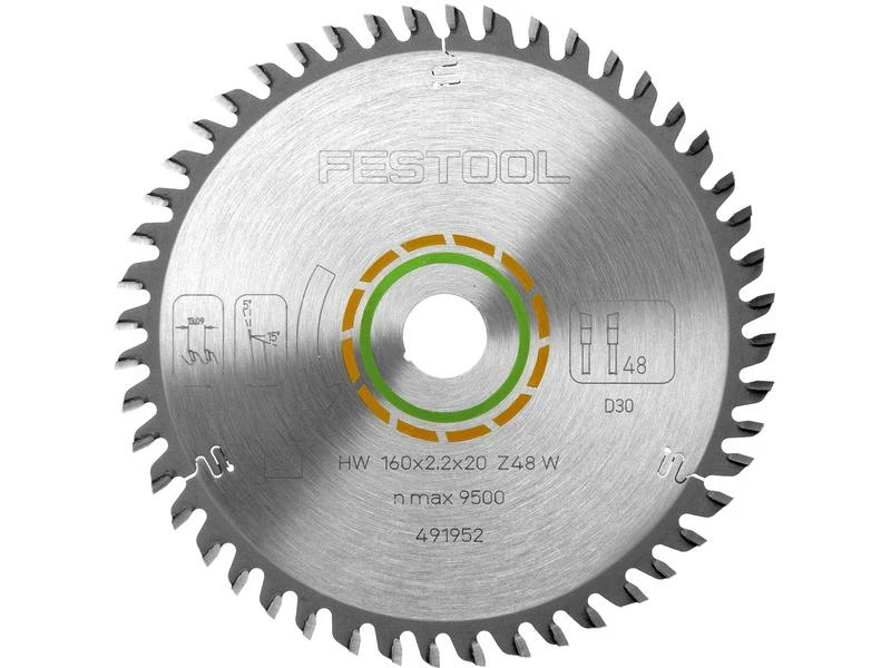 FESTOOL Kreissägeblatt Wood fine cut HW Ø 160 mm, W48 1 FESTOOL Kreissägeblatt Wood fine cut HW Ø 160 mm, W48