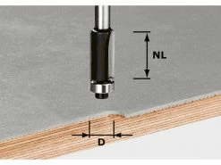 FESTOOL Bündigfräser HW S8 D12.7/NL25