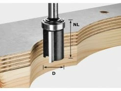 FESTOOL Bündigfräser HW S8 D19/NL25
