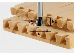 FESTOOL Grat-/Zinkenfräser HW S8 D20/26/10°