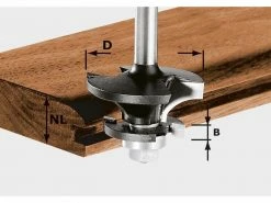 FESTOOL Konterprofilfräser Nut HW S8 D43/21 A/KL