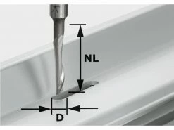 FESTOOL Aluminiumfräser HS S8 D5/NL23