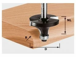 FESTOOL Abrundfräser HW S12 D63/32/R25