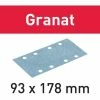 FESTOOL Schleifblatt Granat 93 x 178 P80, 50 Stück
