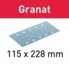 FESTOOL Schleifblatt Granat 115 x 228 P240, 100 Stück