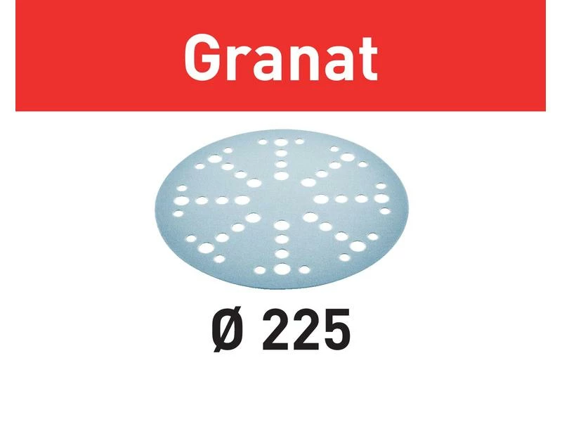 FESTOOL Schleifscheibe Granat D225, P60, 25 Stück 1 FESTOOL Schleifscheibe Granat D225, P60, 25 Stück