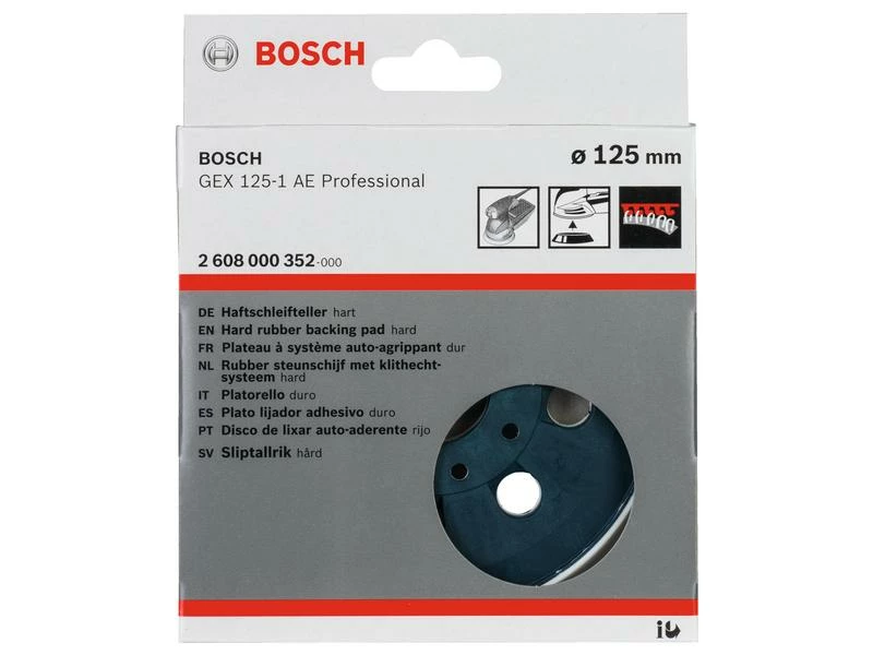 Bosch Professional Schleifteller hart, 125 mm 2 Bosch Professional Schleifteller hart, 125 mm – Bild 2