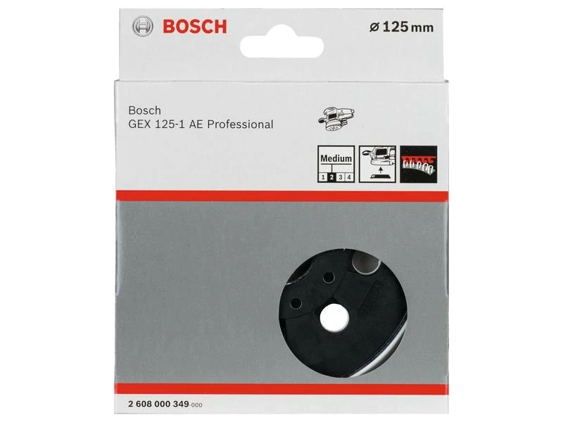 Bosch Professional Schleifteller mittel, 125 mm 2 Bosch Professional Schleifteller mittel, 125 mm – Bild 2