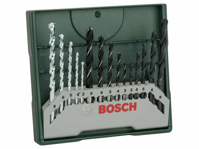 Bosch Bohrer-Set Mini-X-Line Mixed, 15-teilig 1 Bosch Bohrer-Set Mini-X-Line Mixed, 15-teilig