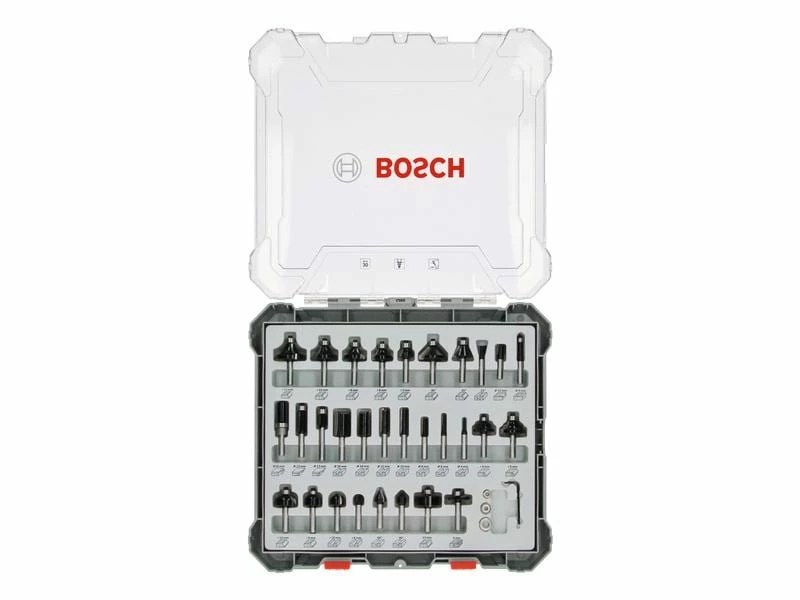 Bosch Professional Fräserset 6 mm-Schaft, 30-teilig 1 Bosch Professional Fräserset 6 mm-Schaft, 30-teilig