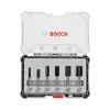 Bosch Professional Nutfräser Set 8 mm-Schaft, 6-teilig