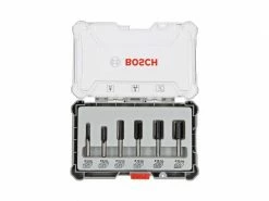 Bosch Professional Nutfräser Set 8 mm-Schaft, 6-teilig