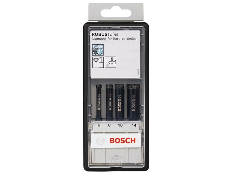 Bosch Professional Diamantnassbohrer-Set 6 - 14 mm, 4-teilig 2 Bosch Professional Diamantnassbohrer-Set 6 - 14 mm, 4-teilig – Bild 2