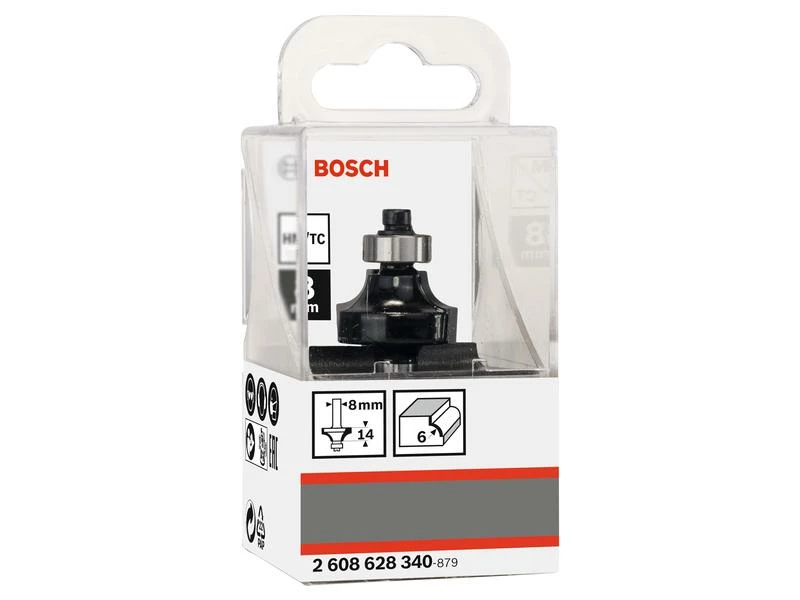 Bosch Professional Abrundfräser Standard for Wood R1 6 mm, L 13.2 mm, G 53 mm 2 Bosch Professional Abrundfräser Standard for Wood R1 6 mm, L 13.2 mm, G 53 mm – Bild 2