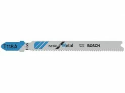 Bosch Professional Stichsägeblätter-Set T 118 A Basic for Metal, 5-teilig