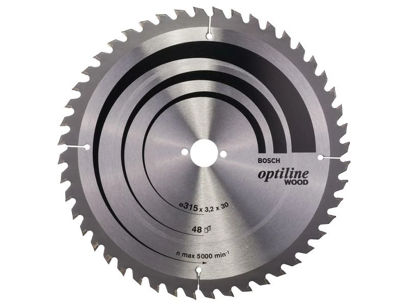 Bosch Professional Kreissägeblatt Optiline Wood, 315 x 30 x 3.2 mm, Z 48 1 Bosch Professional Kreissägeblatt Optiline Wood, 315 x 30 x 3.2 mm, Z 48