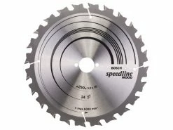 Bosch Professional Kreissägeblatt Speedline Wood, 250 x 30 x 3.2 mm, Z 24