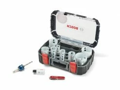 Bosch Professional Lochsägen-Set für Holz & Metall 14-teilig, + Taschenmesser