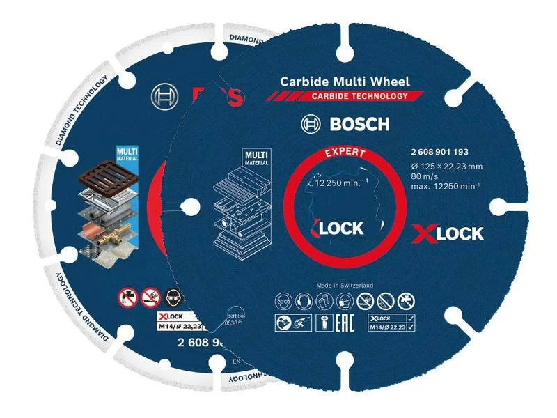 Bosch Professional Diamantscheiben-Set X-LOCK 125 mm, 2-teilig 1 Bosch Professional Diamantscheiben-Set X-LOCK 125 mm, 2-teilig