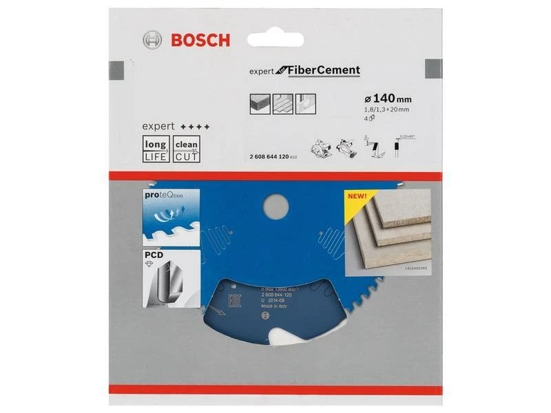 Bosch Professional Kreissägeblatt Expert Fibre Cement, 140 x 1.8 x 20 mm, Z 4 2 Bosch Professional Kreissägeblatt Expert Fibre Cement, 140 x 1.8 x 20 mm, Z 4 – Bild 2
