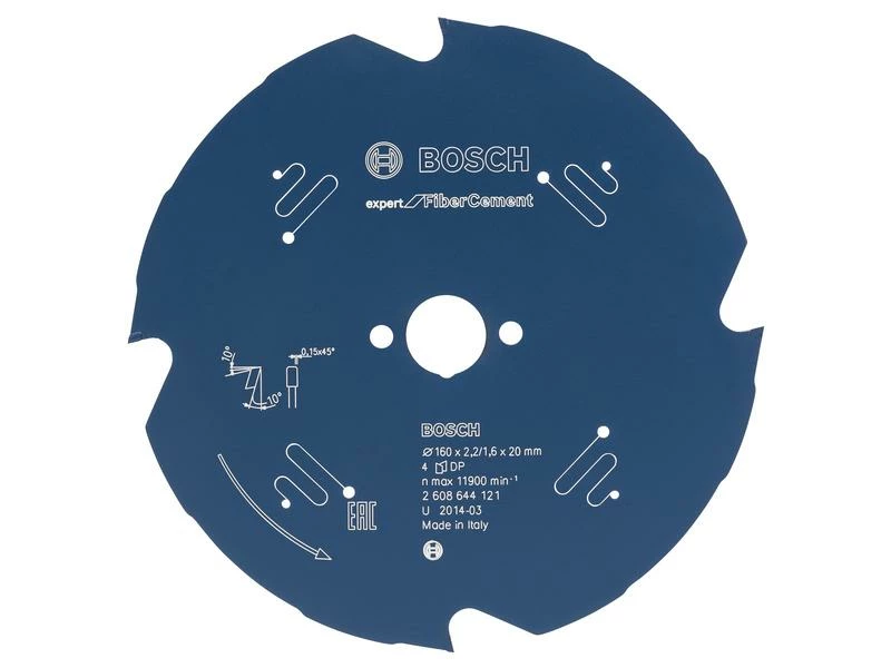 Bosch Professional Kreissägeblatt Expert Fibre Cement, 140 x 1.8 x 20 mm, Z 4 3 Bosch Professional Kreissägeblatt Expert Fibre Cement, 140 x 1.8 x 20 mm, Z 4 – Bild 3