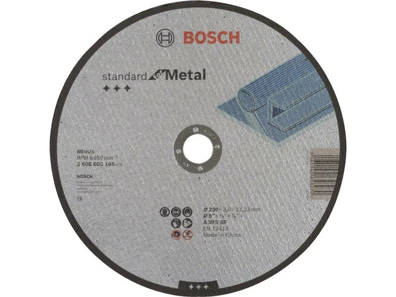 Bosch Professional Trennscheibe gerade Standard for Metal, 230 x 3 mm 1 Bosch Professional Trennscheibe gerade Standard for Metal, 230 x 3 mm