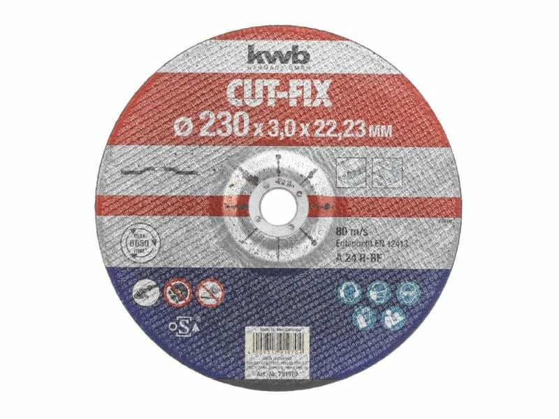 Kwb Trennscheibe CUT-FIX, Metall Ø 230 x 3.0 mm 1 Kwb Trennscheibe CUT-FIX, Metall Ø 230 x 3.0 mm