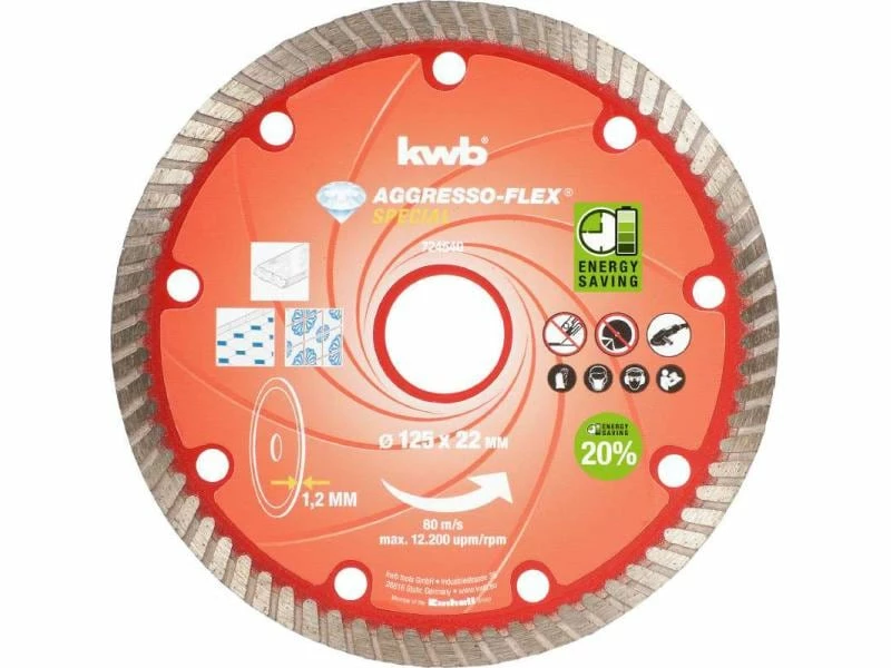 Kwb Trennscheibe Akku-Top Diamant 125mm 1 Kwb Trennscheibe Akku-Top Diamant 125mm