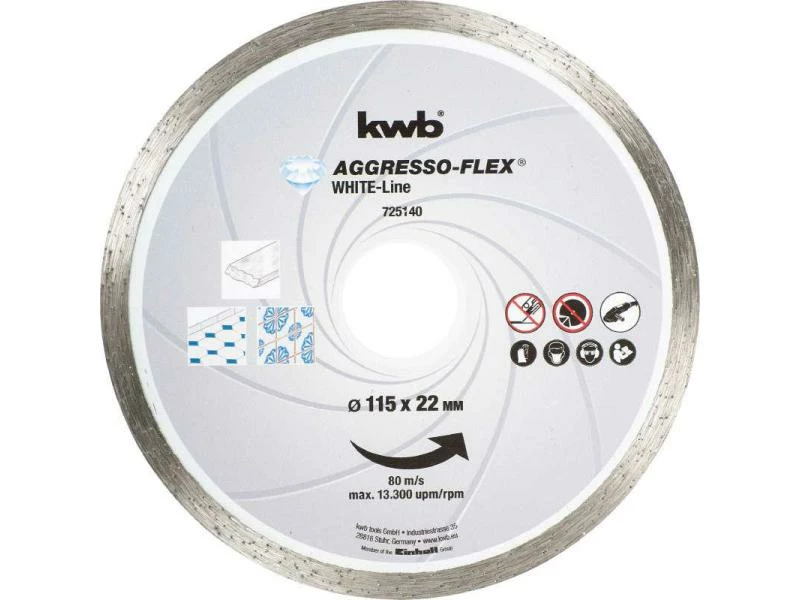 Kwb Trennscheibe White-Line Diamant 115mm 1 Kwb Trennscheibe White-Line Diamant 115mm