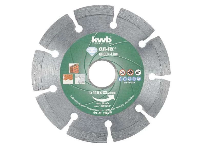 Kwb Trennscheibe Green-Line Diamant 115mm 1 Kwb Trennscheibe Green-Line Diamant 115mm