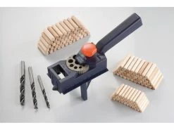 Kwb Dübelbohrlehre mit Holzdübeln und Spiralbohrer -Werkzeugzubehör Verkaufsladen 52289776 xxl