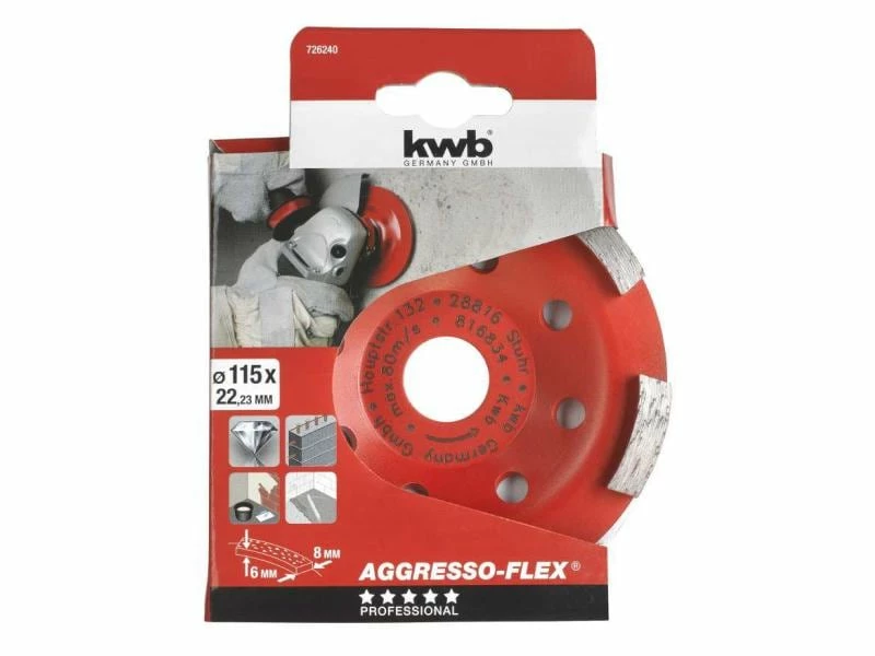 Kwb Trennscheibe Schleifteller 115 mm 2 Kwb Trennscheibe Schleifteller 115 mm – Bild 2