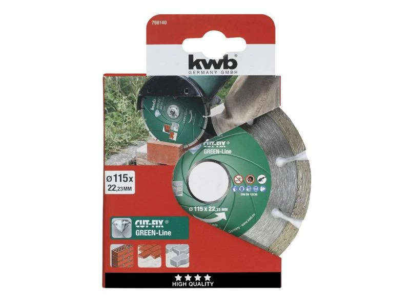 Kwb Trennscheibe Green-Line Diamant 115mm 3 Kwb Trennscheibe Green-Line Diamant 115mm – Bild 3